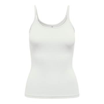  ONLY LOVE STRAP SINGLET HVID - 15126430